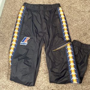 kappa x k way track pants